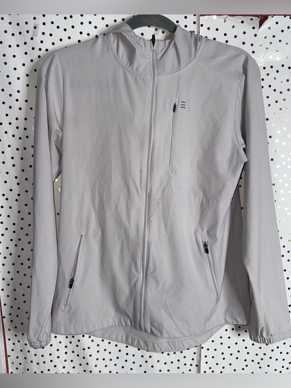 Free Fly Light Gray Full-Zip Hooded Jacket